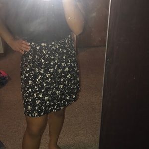 Floral denim skirt size medium women’s